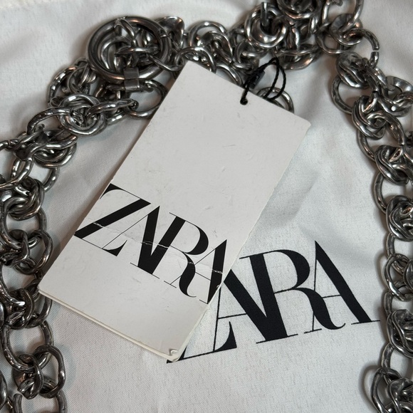 NWT Zara Woman Accessories HEWN LINK BELT Size 32 - Picture 10 of 10